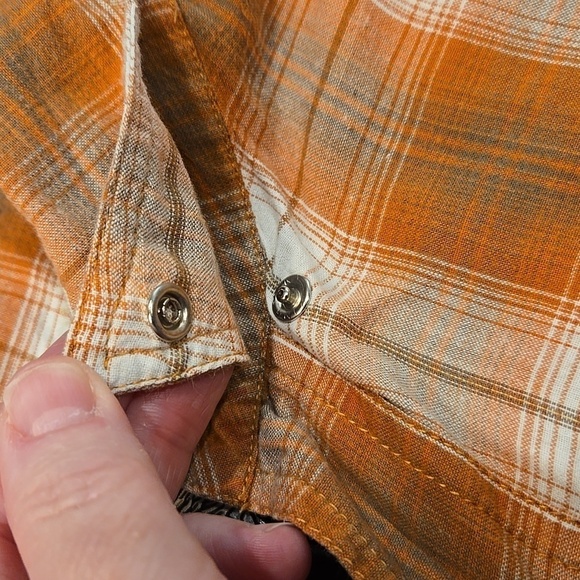 HARLEY DAVIDSON PLAID SHORT SLEEVE BUTTON DOWN SHIRT. SIZE LARGE. - Picture 8 of 8